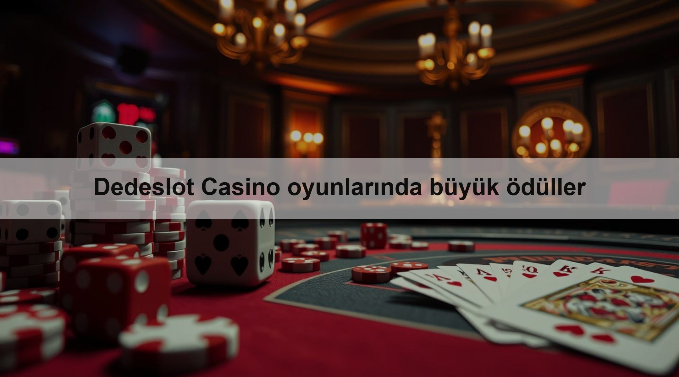 Dedeslot Casino oyunlarında büyük ödüller